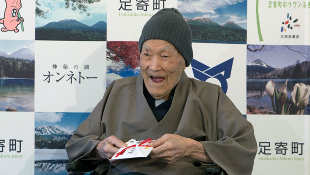 Der Japaner Masazo Nonaka mit 112 Jahren ältester lebender Mann